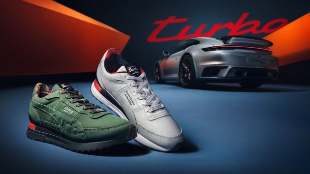 Limitierte Puma-Sneaker-Editionen zum 50. Jubiläum des 911 Turbo - Quelle: Dr. Ing. h.c. F. Porsche AG